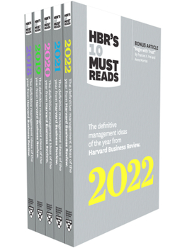 Paperback 5 Years of Must Reads from Hbr: 2022 Edition (5 Books) Book