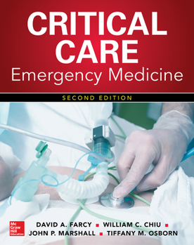Hardcover Critical Care Emergency Medicine Book