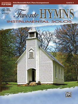 Paperback Favorite Hymns Instrumental Solos for Strings: Viola, Book & Online Audio Book