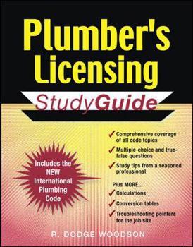 Paperback Plumber's Licensing Study Guide Book