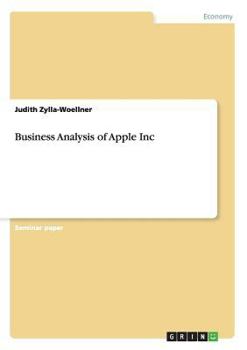 Paperback Business Analysis of Apple Inc Book