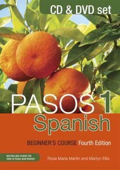 Paperback Pasos 1 (Fourth Edition): Spanish Beginner's Course: CD and DVD Set [With CD (Audio) and DVD] Book