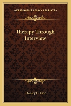 Paperback Therapy Through Interview Book