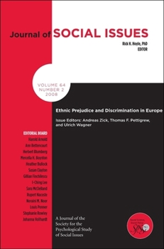Paperback Ethnic Prejudice and Discrimination in Europe: Number 2 Book