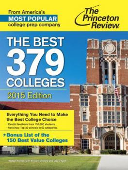 Paperback The Best 379 Colleges, 2015 Edition Book