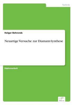Paperback Neuartige Versuche zur Diamant-Synthese [German] Book