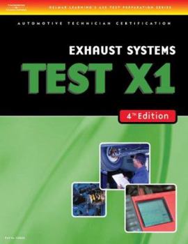 Paperback ASE Test Preparation- X1 Exhaust Systems Book