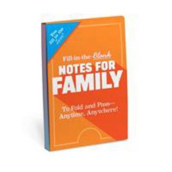 Paperback Knock Knock Fill in the Love Notes for Family Book
