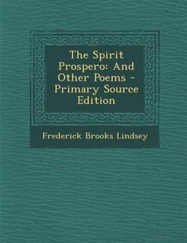 Paperback The Spirit Prospero: And Other Poems [Russian] Book