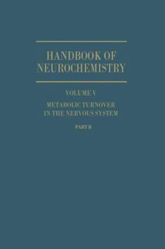 Hardcover Metabolic Turnover in the Nervous System Book