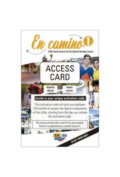 Misc. En Camino 1 Student 1 Year Digital Access Code (Including eBook and Audio Tracks): Licence Activation Code [Spanish] Book