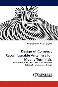 Paperback Design of Compact Reconfigurable Antennas for Mobile Terminals Book