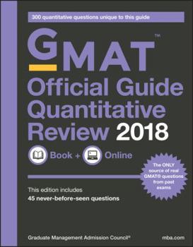 Paperback GMAT Official Guide 2018 Quantitative Review: Book + Online Book