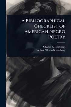 A Bibliographical Checklist of American Negro Poetry