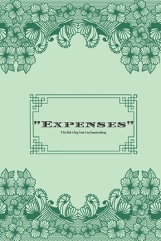 Paperback Expenses Notebook to keep track of my financial wellbeing: Expenses Tracker Planning Notebook, Shopping List Notepad, Weekly Budget Plan, Menu List Pl Book
