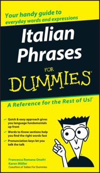 Paperback Italian Phrases for Dummies Book