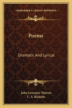 Paperback Poems: Dramatic and Lyrical Book