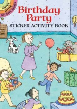 Paperback Birthday Party Sticker Activity Book (Dover Little Activity Books) Book