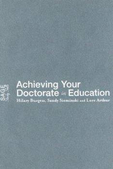 Hardcover Achieving Your Doctorate in Education Book