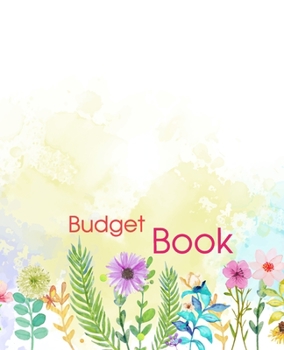 Paperback Budget Book: Planner Expense Tracker Notebook Monthly Budgeting Journal, Finance, 7.5" x 9.25", 124 Pages Book