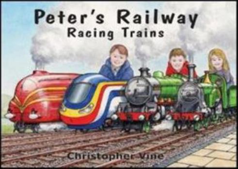 Hardcover Peter's Railway - Racing Trains Book