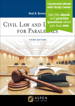 Paperback Civil Law and Litigation for Paralegals: [Connected eBook with Study Center] Book