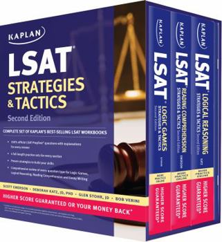 Paperback Kaplan LSAT Strategies & Tactics Boxed Set (Kaplan Test Prep) Book