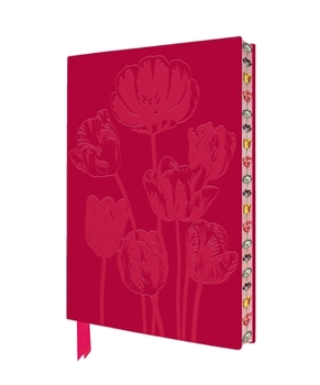 Paperback Temple of Flora: Tulips Artisan Art Notebook (Flame Tree Journals) Book