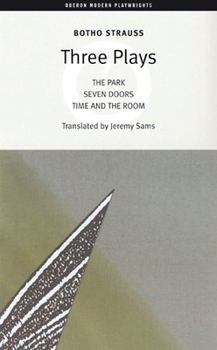 Paperback Botho Strauss: Three Plays Book