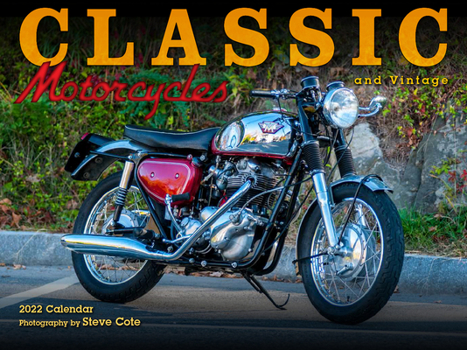 Calendar Cal 2022- Classic & Vintage Motorcycles Book