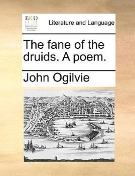 Paperback The Fane of the Druids. a Poem. Book