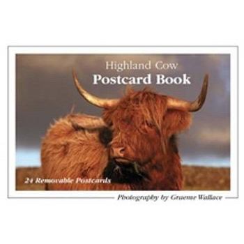 Hardcover Highland Cow Postcard Book