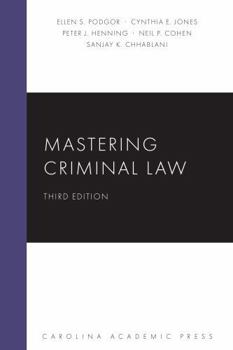 Paperback Mastering Criminal Law Book
