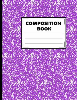 Paperback Purple Composition Notebook Journal Paperback 140 Pages (8.5" x 11") Book