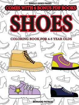 Paperback Coloring Book for 4-5 Year Olds (Shoes) Book