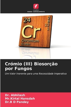 Paperback Crómio (III) Biosorção por Fungos [Portuguese] Book