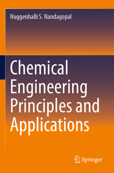 Paperback Chemical Engineering Principles and Applications Book
