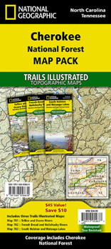 Map Cherokee National Forest [Map Pack Bundle] Book