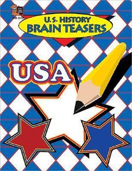 Paperback U.S. History Brain Teasers Book