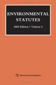 Paperback Environmental Statutes Book