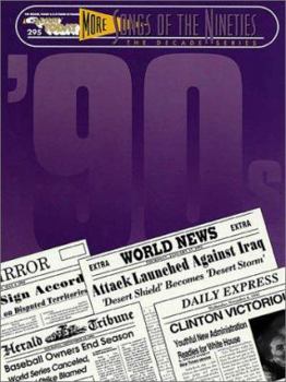 Paperback More Songs of the 1990's: E-Z Play Today Volume 295 Book