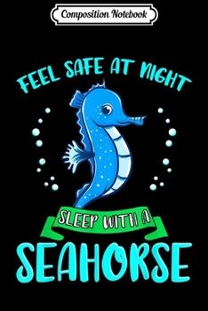 Composition Notebook: Blue seahorse - Gift for Seahorse Lovers Journal/Notebook Blank Lined Ruled 6x9 100 Pages