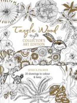 Paperback Tangle Wood Collector's Art Edition: 20 Drawings to Colour & Keep Book