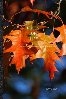 Paperback RULES OF LIFe: This is something I'm eager to talk about with you. Book