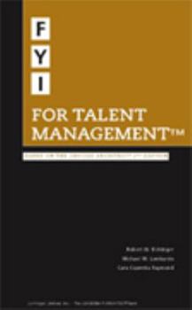 Paperback FYI for Talent Management Book