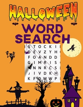 Halloween Word Search: Halloween Word Search Puzzles for Kids | Halloween Puzzle Book with Solutions | Halloween Gifts for Kids