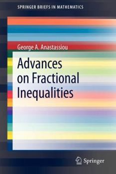 Paperback Advances on Fractional Inequalities Book