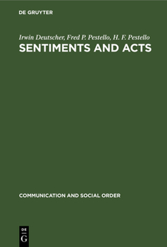 Hardcover Sentiments and Acts Book