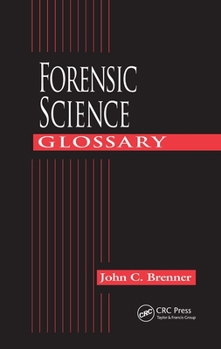 Paperback Forensic Science Glossary Book