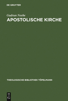 Hardcover Apostolische Kirche: Grundunterscheidungen an Luthers Kirchenbegriff Unter Besonderer Berücksichtigung Seiner Lehre Von Den Notae Ecclesiae [German] Book